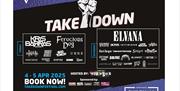 Takedown Festival line up poster for 2025