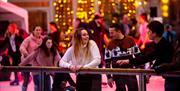 Group of youngsters enjoying the ice rink - credit Ice Skate Portsmouth and Vernon Nash