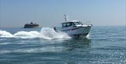 The Wetwheels Solent boat on the water