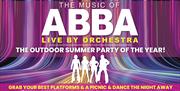 Poster for ABBA: Symphonic Spectacular at Portsmouth Guildhall Square