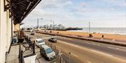 Stunning views over to South Parade Pier from the balcony