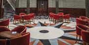 Royal Maritime Hotel & Club's Nelson Lounge with compass detail on the floor