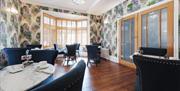 Indoor dining at The Garden Restaurant in Southsea