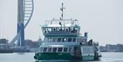 The Gosport Ferry making its crossing