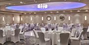 A reception room at the Portsmouth Marriott hotel