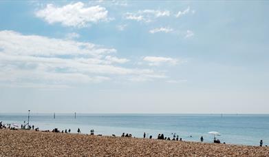 View out to sea from Southsea Seafront