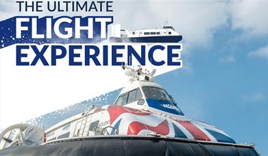 Logo for Hovercraft Experience Flights by Hovertravel