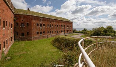 The exterior of Fort Purbrook Activity Centre