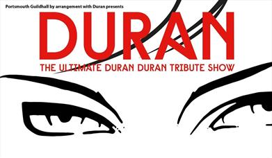 Poster illustration for Duran at Portsmouth Guildhall