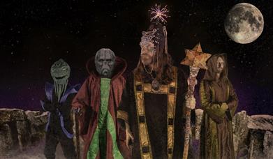 Photograph of the band Henge