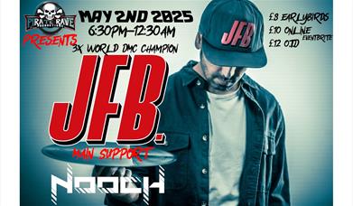 Poster for Pirate Rave Productions Presents JFB/Nooch