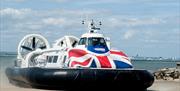 Hovertravel at Ryde looking over to Portsmouth.