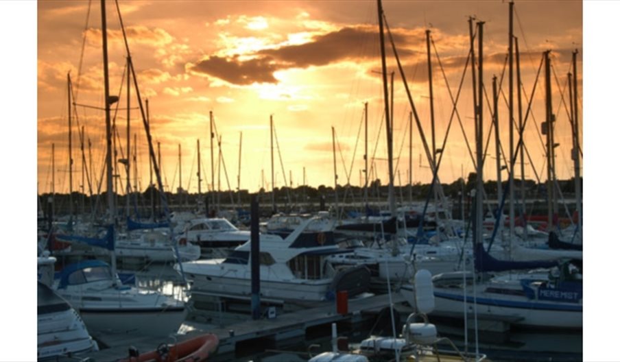 Sunset at Southsea Marina