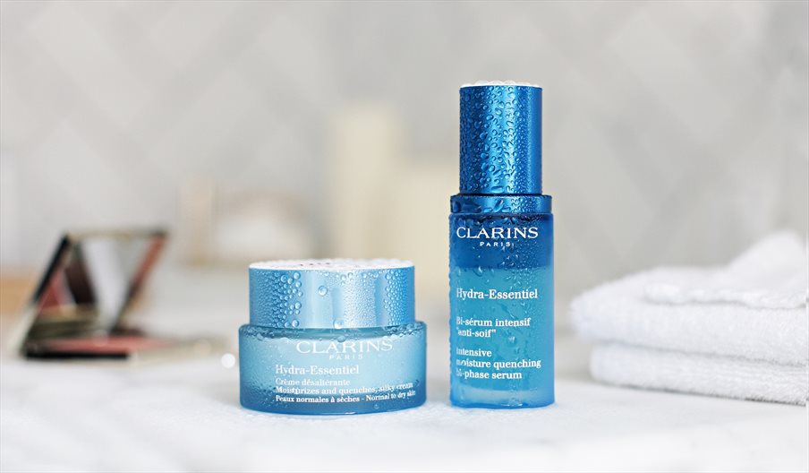 Clarins skincare products