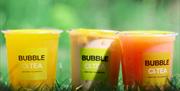 Three different flavours of Bubble Ci-Tea