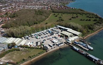WicorMarine Yacht Haven from the air - credit S M Waddington