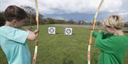 Archery activity at Hayling Island Holiday Park