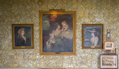 Portraits of The Ponsonby Women on display at Stansted House