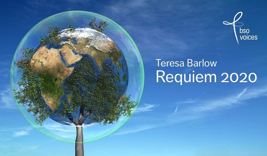 Poster image for BSO Voices: Requiem 2020 featuring the world as a tree