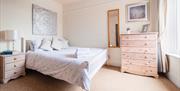 Double bed at Central Southsea 4-bed Home