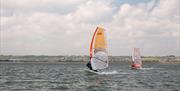 Windsurfing at the Andrew Simpson Centre in Portsmouth
