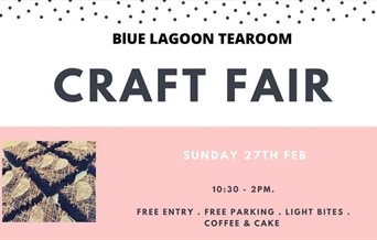 Flyer image for Blue Lagoon Tearoom Craft fair