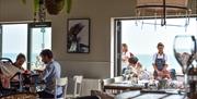 Dining with a sea view at The Briny