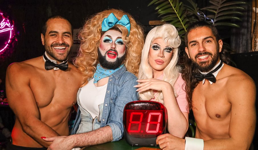 Drag queens and buff butlers at the Buff Bingo Bottomless Brunch Portsmouth