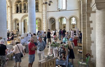 Photograph showing the Art & Photography Market at Portsmouth Cathedral