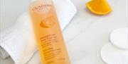 Orange-scented facial cleanser from Clarins