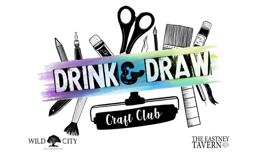 Logo for the Drink & Draw Craft Club