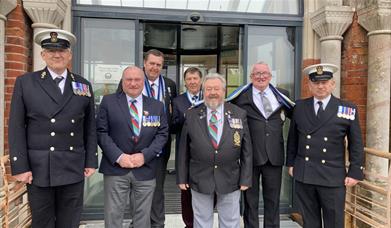 Falklands veterans at Royal Armouries - Fort Nelson