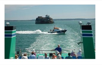 Picture of a Solent Fort taken during a Three Forts Cruise with Gosport Ferry