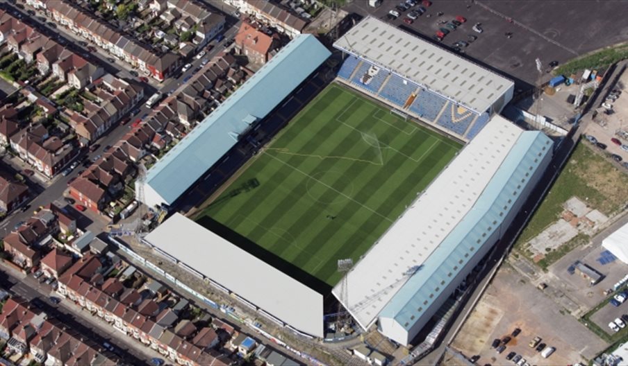 Fratton Park, home of Portsmouth Football Club