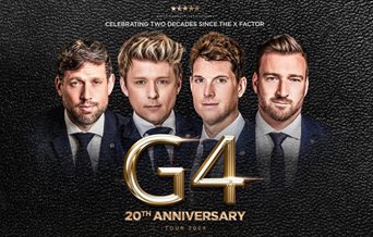 Promotional poster for the G4 20th Anniversary Tour