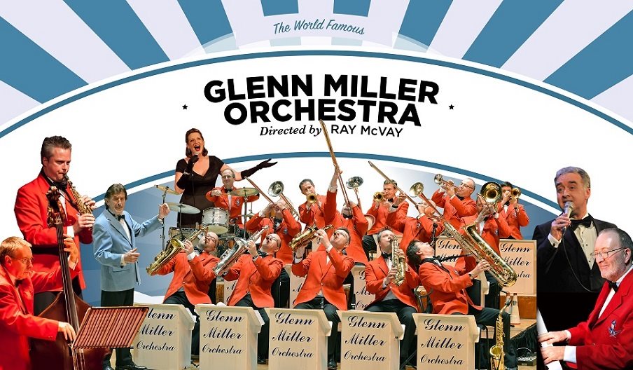 Members of the Glenn Miller Orchestra performing live