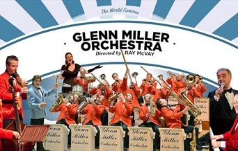 Members of the Glenn Miller Orchestra performing live