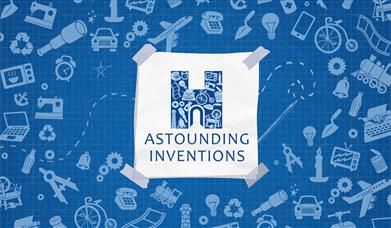 Logo for Heritage Open Days for the 2022 theme - Astounding Inventions