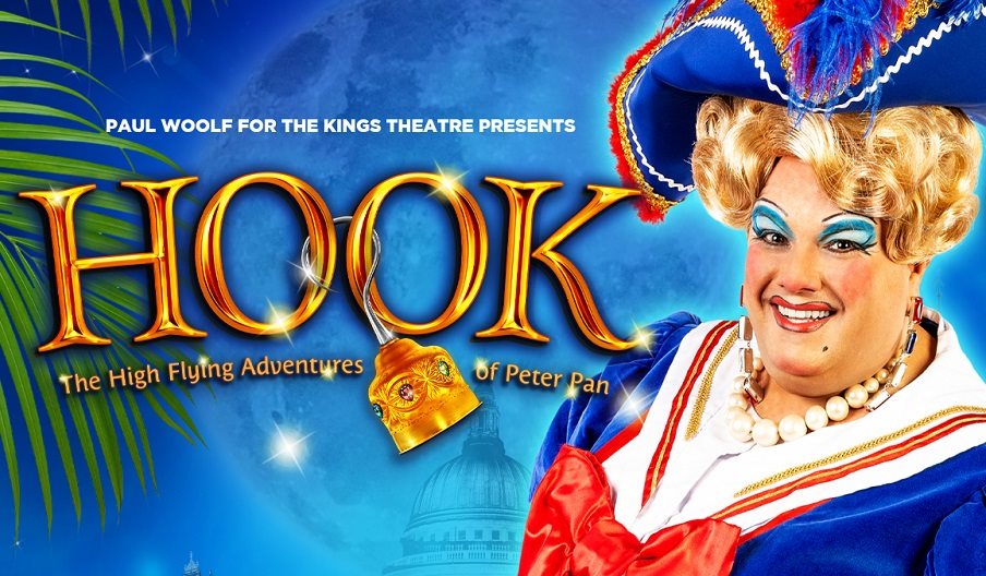 Poster for Hook - The High Flying Adventures of Peter Pan, featuring Jack Edwards as Mrs Smee.