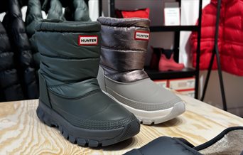 Hunter boots on sale at Gunwharf Quays
