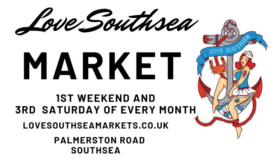 Love Southsea Market Palmerston Road Poster
