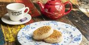 Tea and crumpets at Cosy Club Portsmouth