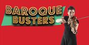 Poster image for Baroque Busters, featuring a violin player