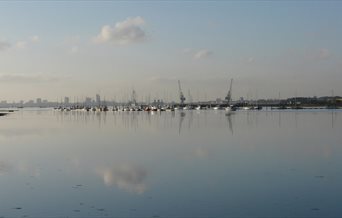 View out over Portsmouth Harbour