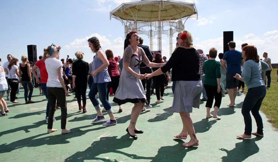 Dancers at Southsea Bandstand