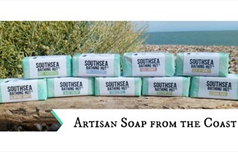 Image of soap and products from Southsea Bathing Hut