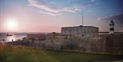 Southsea Castle at sunset