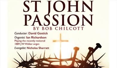 Poster for the Portsmouth Choral Union's St John Passion
