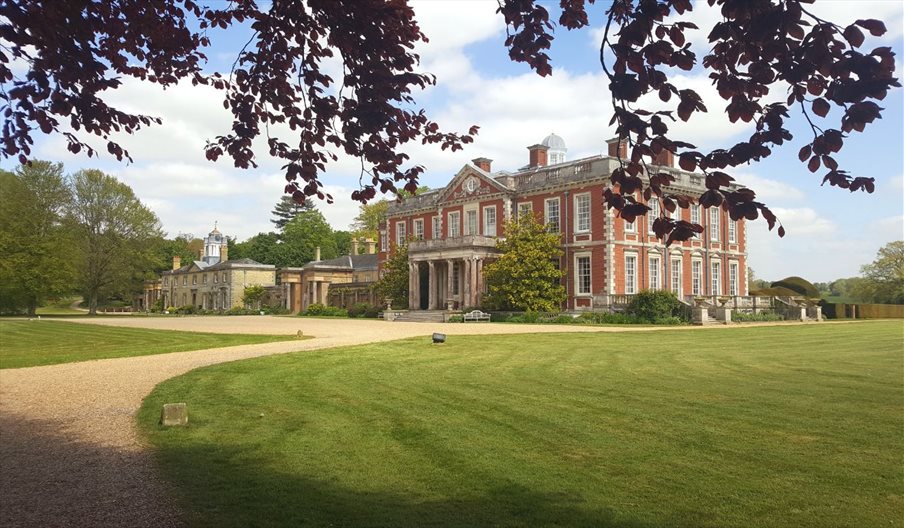 Photograph showing Stansted House and some of its extensive gardens