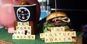 Pork Mac n Cheese and The Pigstuff Burger from Mr Pigstuff